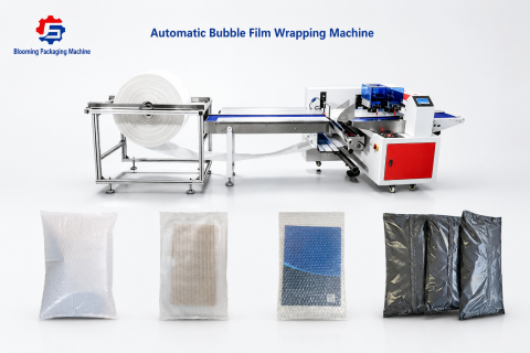 Automatic Bubble Film Wrapping Machine