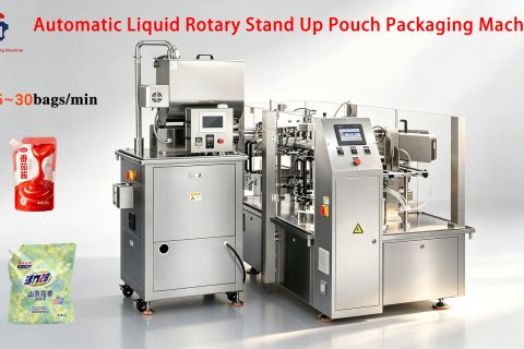 Rotary Premade Pouch Liquid Filling Machine